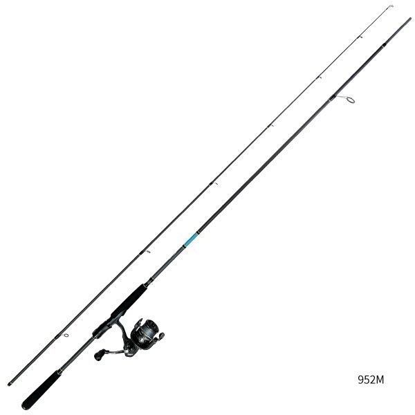 KULIA SEABASS SET【カーボン製2ピースシーバスロッドとPEライン付スピニングリールのセット】(952M)